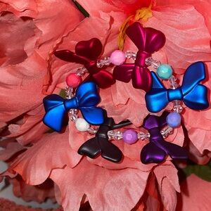 Colorful Bow Hair Ties